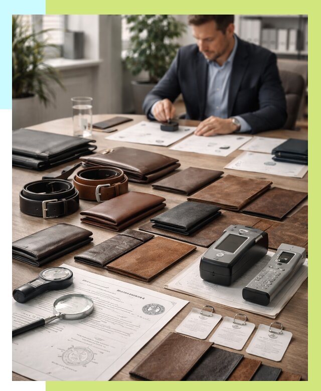 Сертификация кожаных изделий в Бугуруслане от 12228 р. | Алешин-Бгр