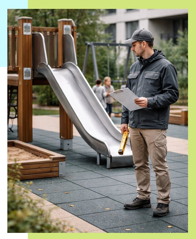 Сертификация детских площадок в Бугуруслане от 25475 р. | Алешин-Бгр