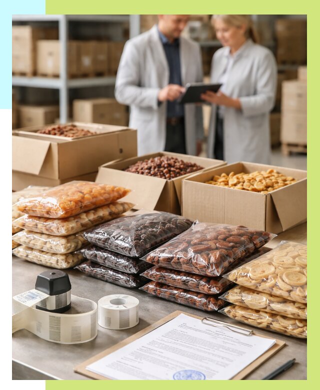 Сертификация сухофруктов в Бугуруслане от 12228 р. | Алешин-Бгр под ключ