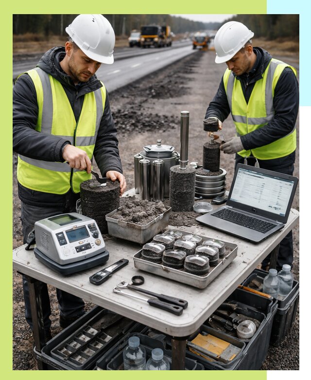 Сертификация асфальта: испытания и подтверждение в Бугуруслане