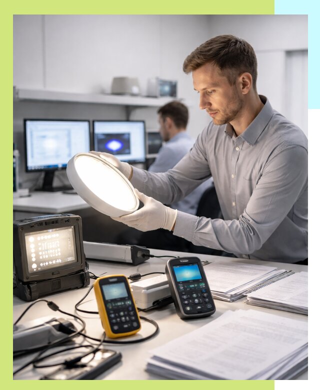 Сертификация светильников в Бугуруслане: испытания и оформление