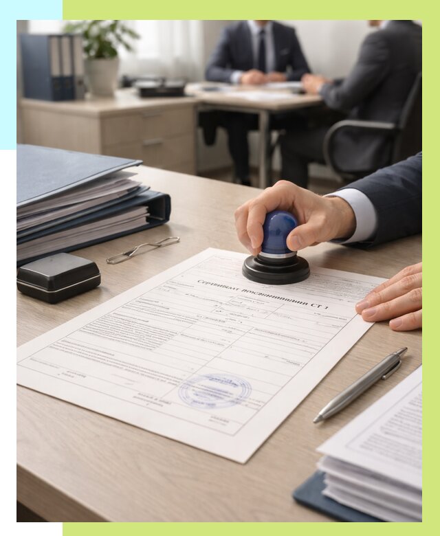 Сертификат происхождения СТ 1 в Бугуруслане от 4586 р. | Алешин-Бгр