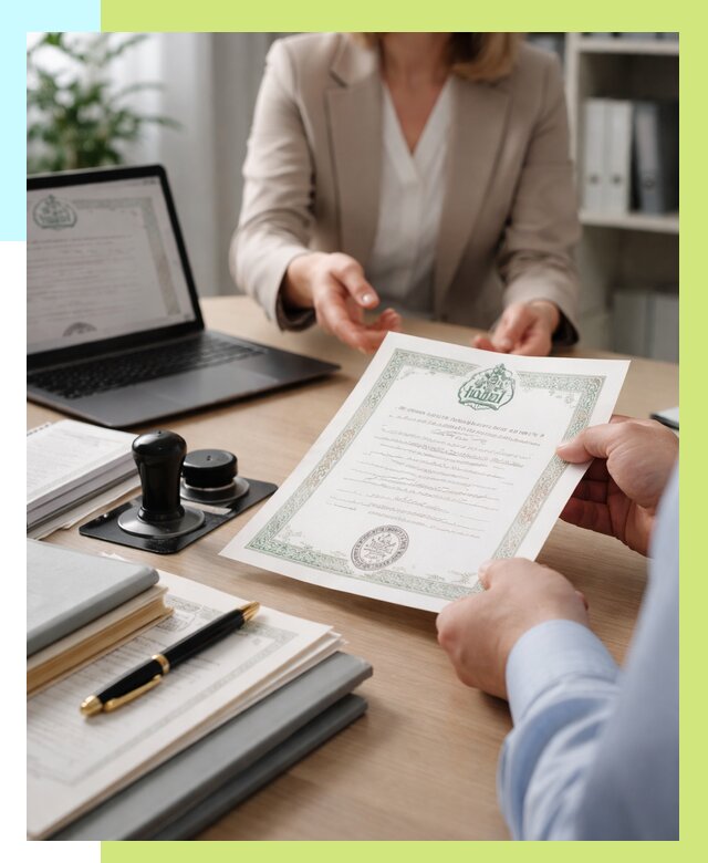 Халяль сертификат в Бугуруслане, получить от 15285 р. | Алешин-Бгр