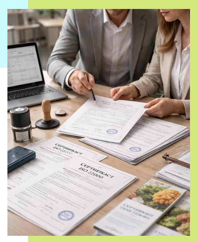 Сертификат ISO 22000 в Бугуруслане от 40760 р. под ключ | Алешин-Бгр