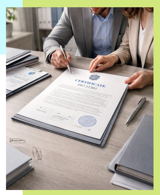 Сертификат ISO 22301 в Бугуруслане от 45855 р. | Алешин-Бгр срочно